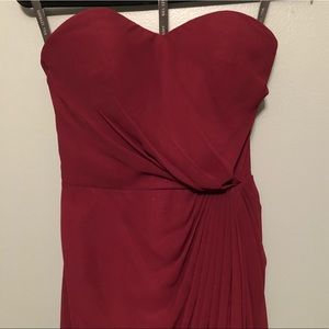Bill Levkoff Bridesmaid Dress: Style 159 in Wine